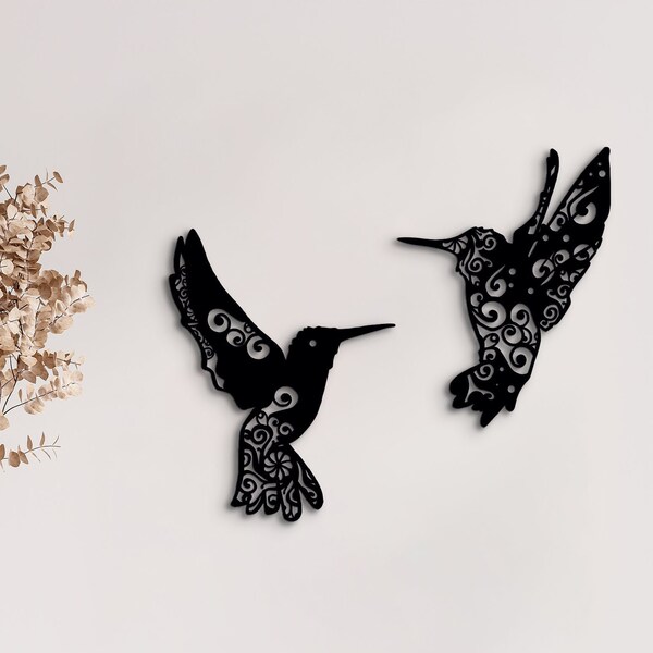 Hummingbird Wall Art Etsy