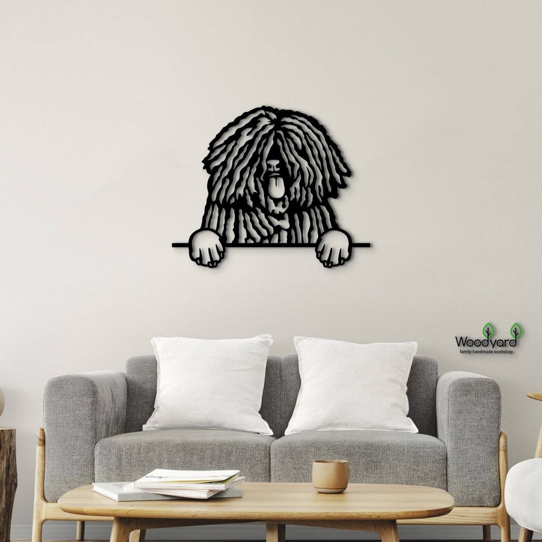 Puli Dog Wall Sign for Home or Office. Perfect Dog Gifts for Etsy UK