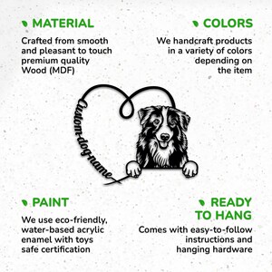 Capture the Beauty of Your Australian Shepherd with Custom Wood Art