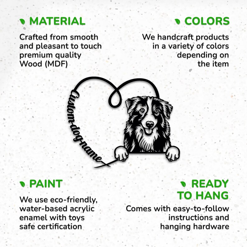 Capture the Beauty of Your Australian Shepherd with Custom Wood Art