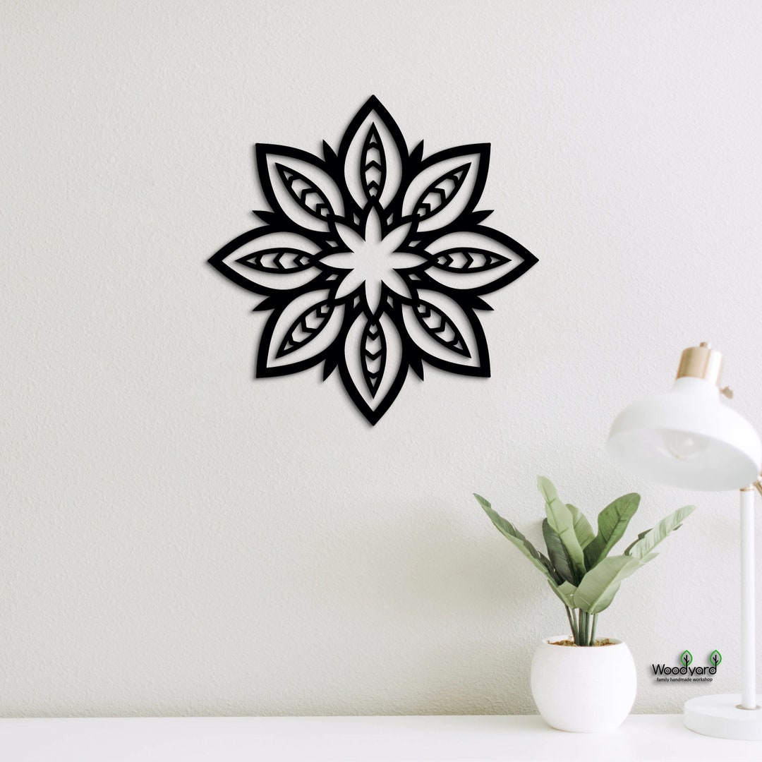 Mandala Wall Art. Beautiful Floral Decoration for Apartment. - Etsy