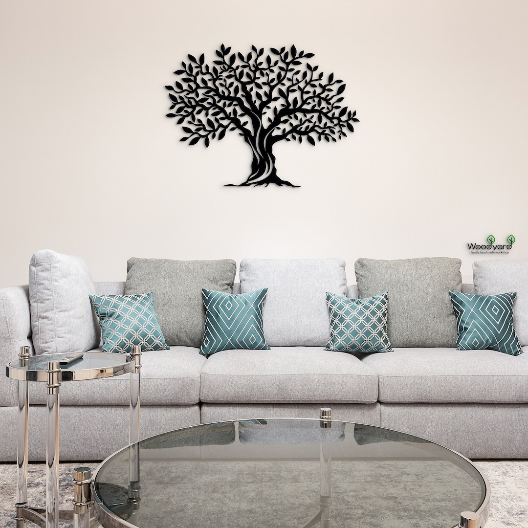 Tree Wooden Wall Art. Prosperity Home Decor. Nature Lover Gift Etsy