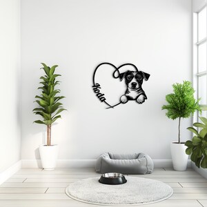 Jack Russell Terrier Decor – Personalized Pet Name Sign