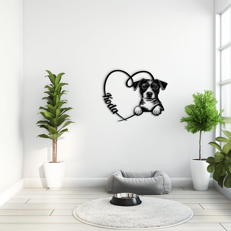 Jack Russell Terrier Decor – Personalized Pet Name Sign