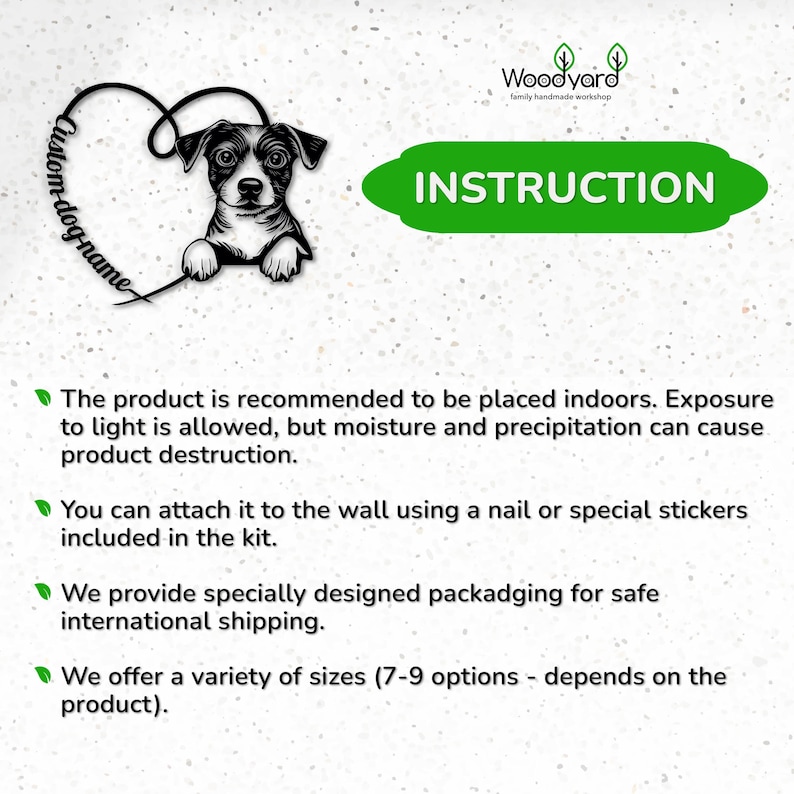 Jack Russell Terrier Heart Sign – Custom Pet Wall Decor