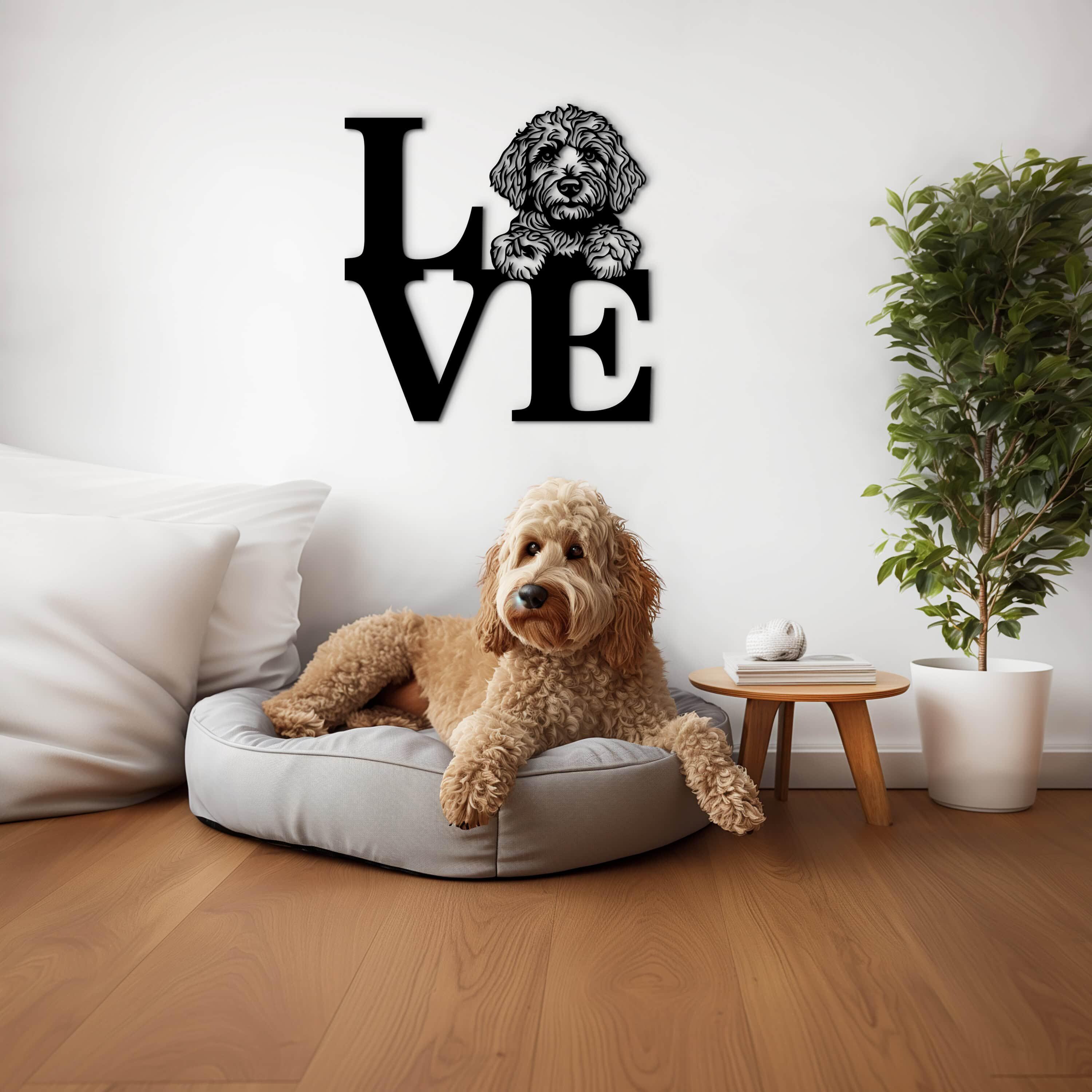 Targa in legno incorniciata con immagine di cane Springer Spaniel, decorazione da parete per la casa con spigola, immagini divertenti, per casa