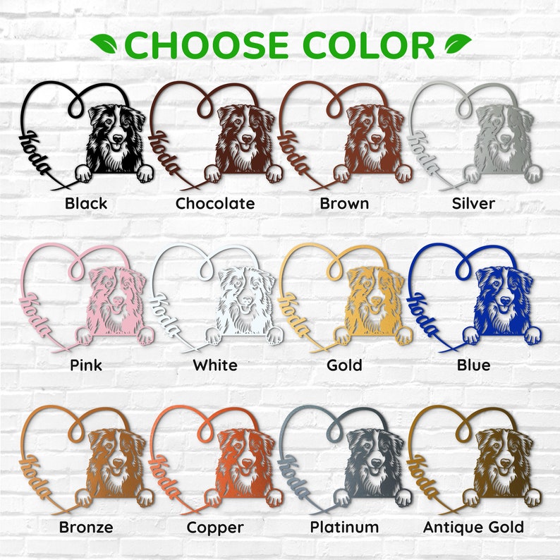 Handmade Aussie Dog Portrait Wall Hanging: A Timeless Tribute