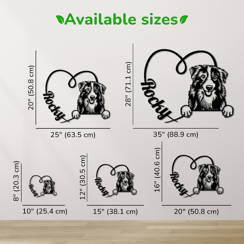 Rustic Australian Shepherd Wood Wall Art: Adds Character to Any Room