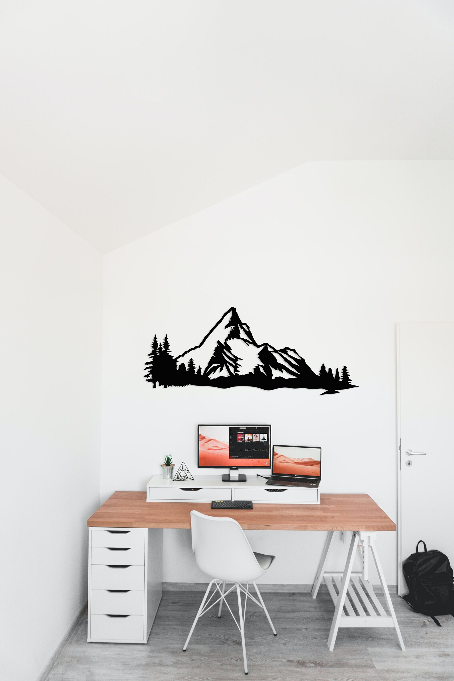 Great mountains wall decoration. Home and office wall art. Etsy