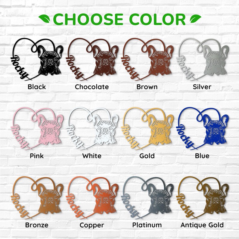 Handmade French Bulldog Wall Art: A custom wood wall hanging with a French Bulldog portrait, ideal for dog lovers’ homes.