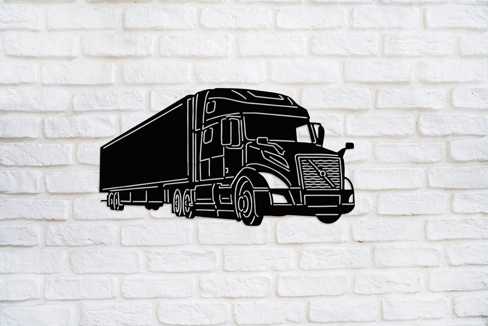 Big truck wall hanging. Kids playroom wall decor. Bedroom Etsy