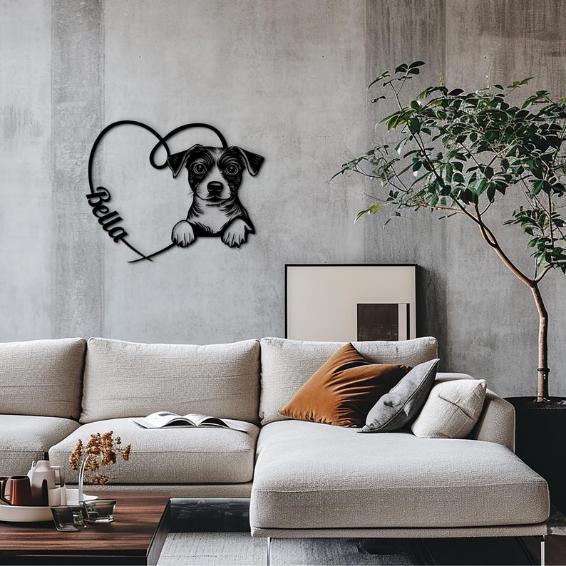 Dog Lover Gift – Jack Russell Terrier Custom Wall Art