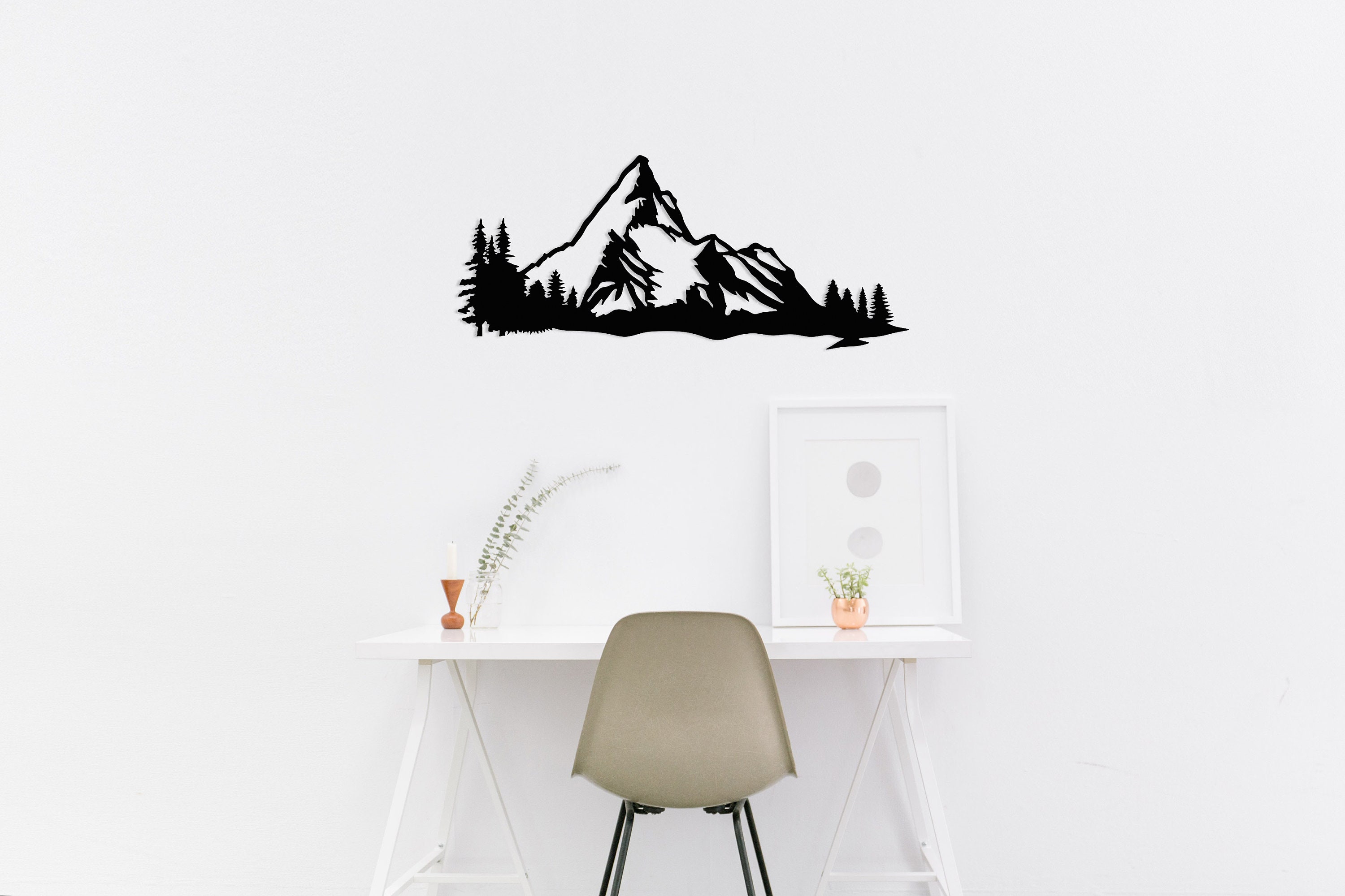 Great mountains wall decoration. Home and office wall art. Etsy
