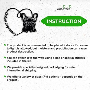 Frenchie Dog Portrait Wood Decor: A charming wooden sign with a French Bulldog portrait, perfect for adding personality to any room.