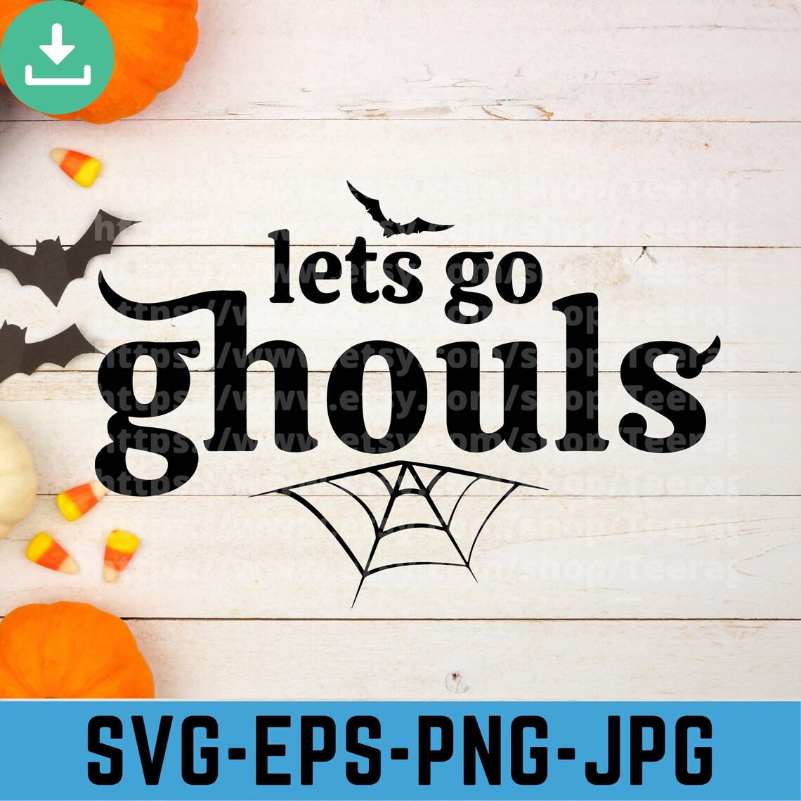 Lets Go Ghouls Svg, Popular Svg, Retro Svg,png,jpg,eps Digital File