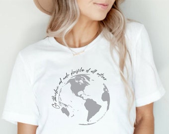 Go And Make Disciples Shirt | Missionary Shirt| Matthew 28:19| Christian Shirts| Bible Shirt | Faith Shirt | Jesus Shirt| Church Shirt|
