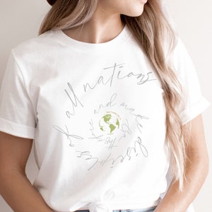 Go And Make Disciples Shirt | Missionary Shirt| Matthew 28:19| Christian Shirts| Bible Verse Shirt | Faith Shirt | Jesus Shirt| Church Shirt