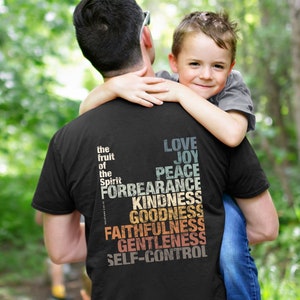 The fruit of the Spirit Christian Shirts, Christian Shirt, Christian Apparel, Cool Jesus Tshirts, Bible Tees, Women & Men, Galatians 5:22-23