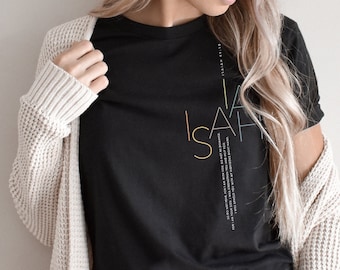 Christian Scripture Shirts, Bible Verse Tshirt, for Woman and Man, Christian Apparel, Faith Church Tees, Cool Jesus Shirt, Isaiah 41:10
