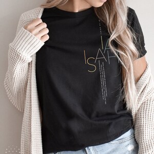 Christian Scripture Shirts, Bible Verse Tshirt, for Woman and Man, Christian Apparel, Faith Church Tees, Cool Jesus Shirt, Isaiah 41:10