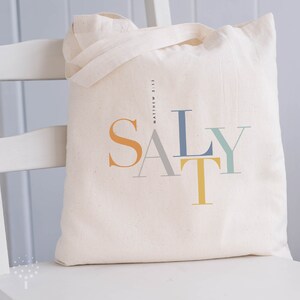 Christian Tote Bag, Salty Tote Bags, Organic Cotton Eco Bag, Bible Tote bags, Cool Graphic Vegan Bag, Be Salty Canvas Bags, Matthew 5:13