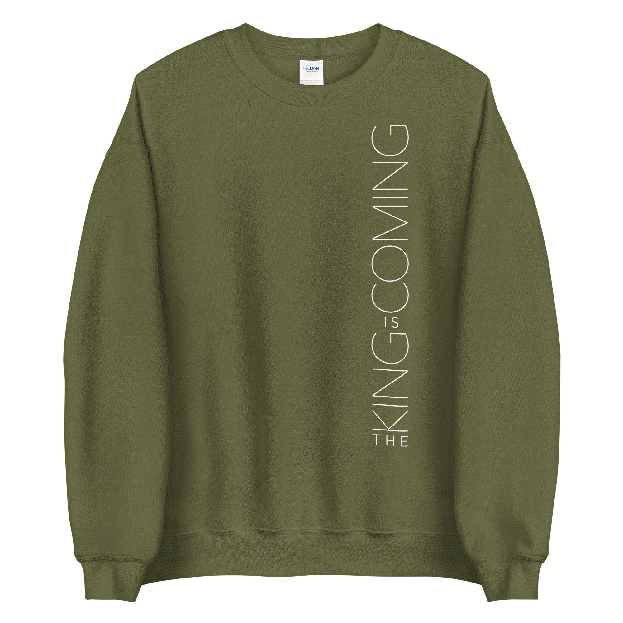 The King is Coming Cool Christian Graphic Sweatshirt, Christian Shirts ...