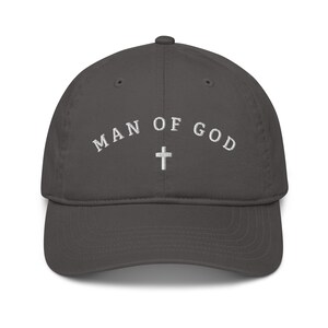 Organic cotton Man of God dad hat