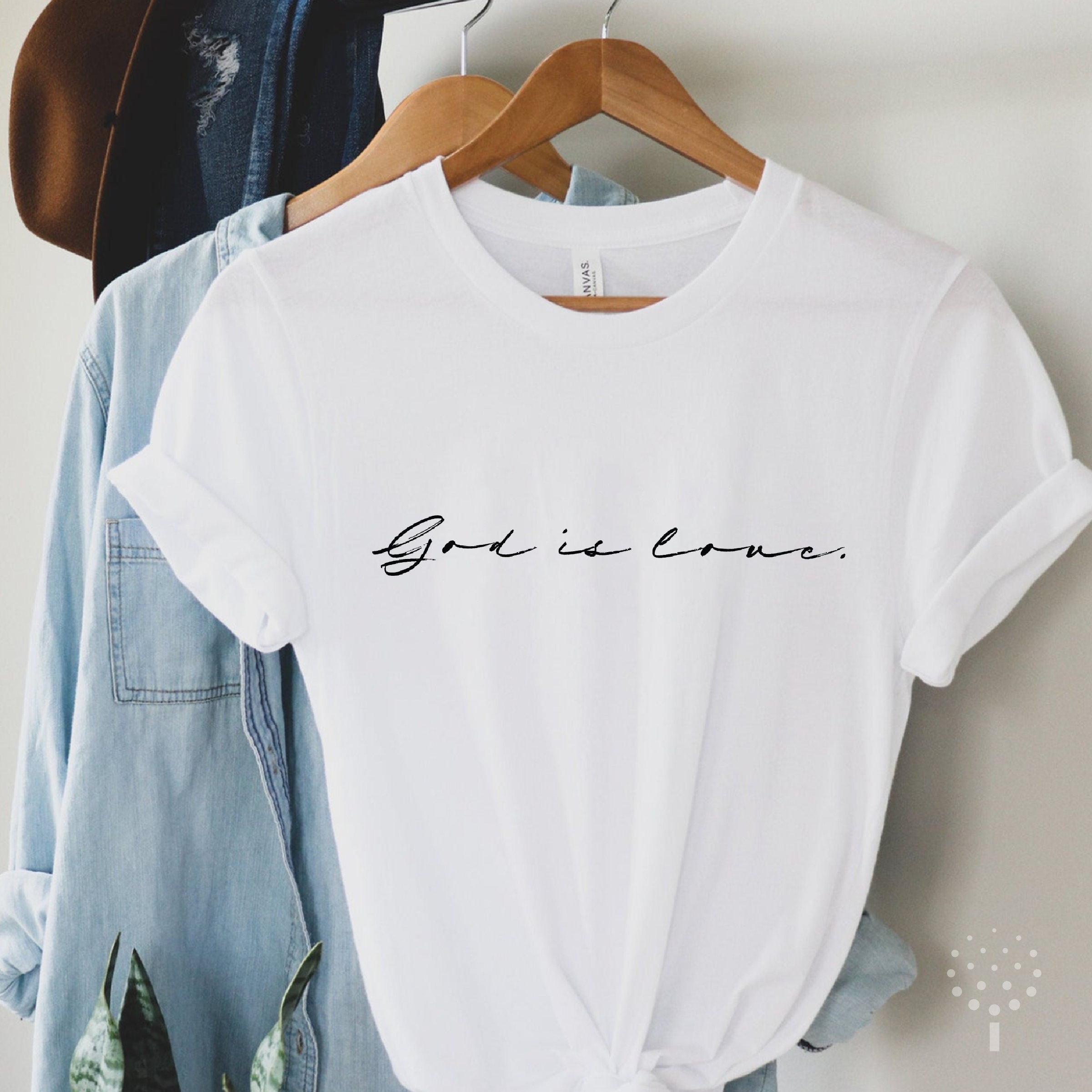 God is Love God is Love Shirt Christian Shirts for Women and - Etsy UK