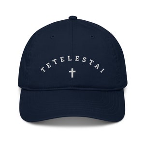 Tetelestai Organic dad hat