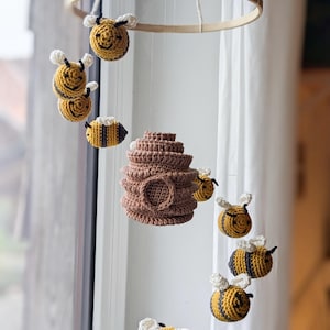 Patrón móvil de abejas inglés