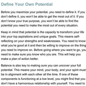 Unlock Your Full Potential: How to Unlock Your Full Potential so You