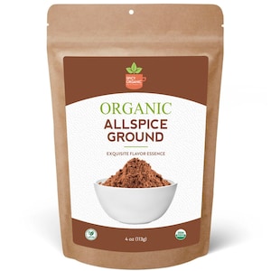 Organic Ground Allspice – Certified USDA Organic - The Perfect Spice for Cooking and Gifting - Pimento-Flavored Seasoning Powder