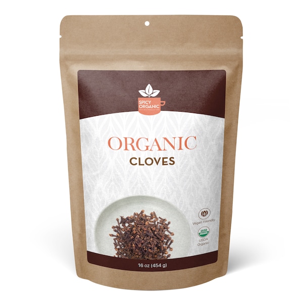 Organic Whole Cloves - Enhance the Flavor and Aroma of Your Dishes - Perfect for Baking, Pickling and Seasoning