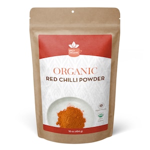 Organic Red Chili Powder - Add Bold Flavor and Heat to Your Dishes - Ideal for Spicing Up Curries, Marinades, and Sauces