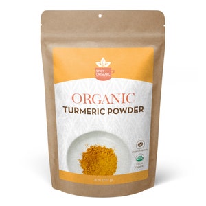 Organic Turmeric Powder - Add Vibrant Color and Earthy Flavor to Your Dishes - Ideal for Curry, Golden Milk, and Smoothies