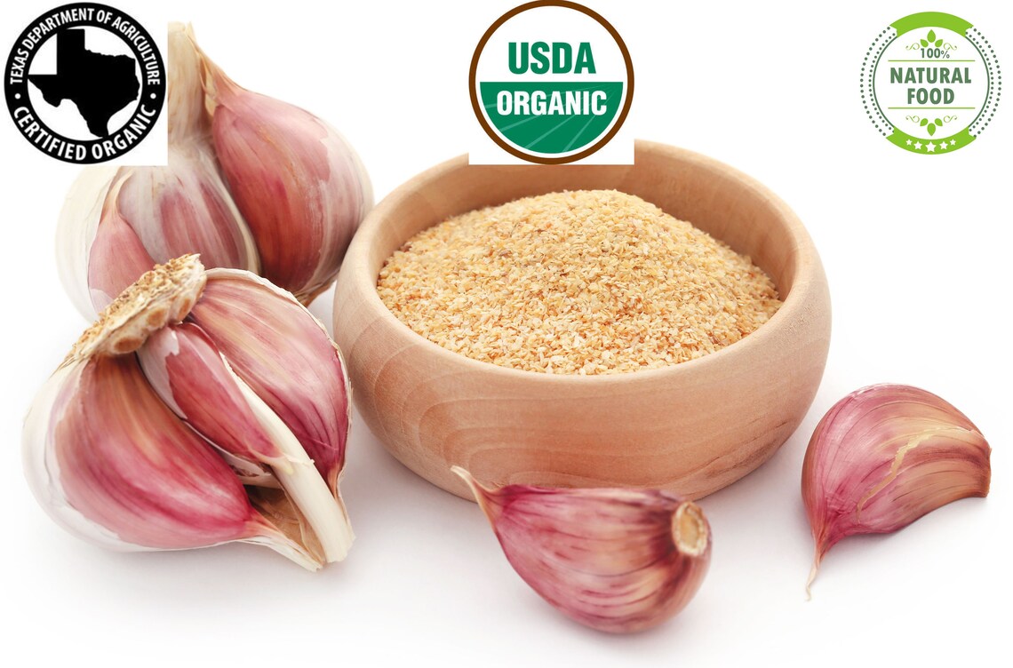 Garlic Granules 100 USDA Organic NonGMO GlutenFree Etsy