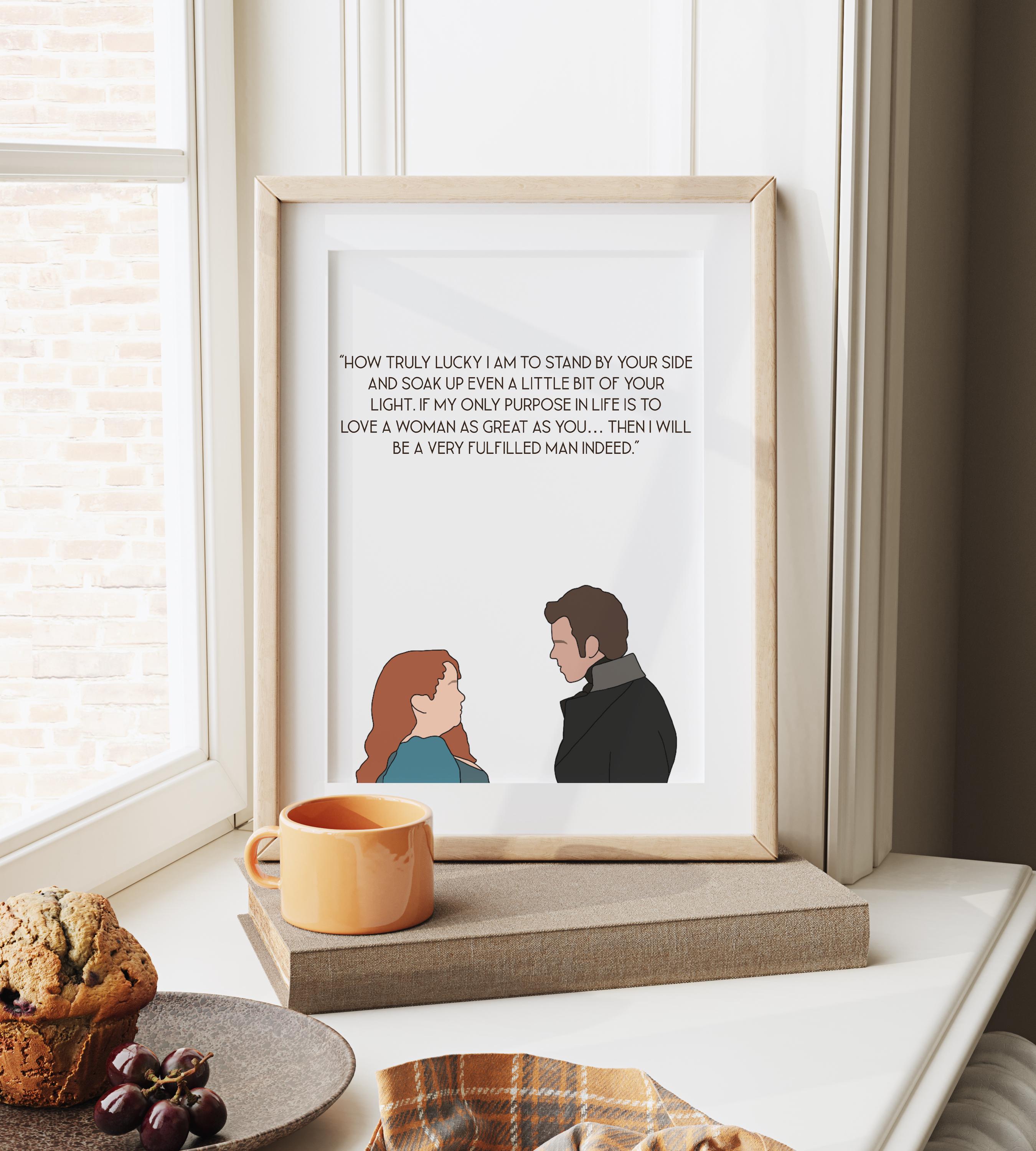 Polin Print, Colin x Penelope, Bridgerton Series 3, Bridgerton Print, Bridgerton Quote, Bridgerton Gifts, Bridgerton Polin, Gifts for her