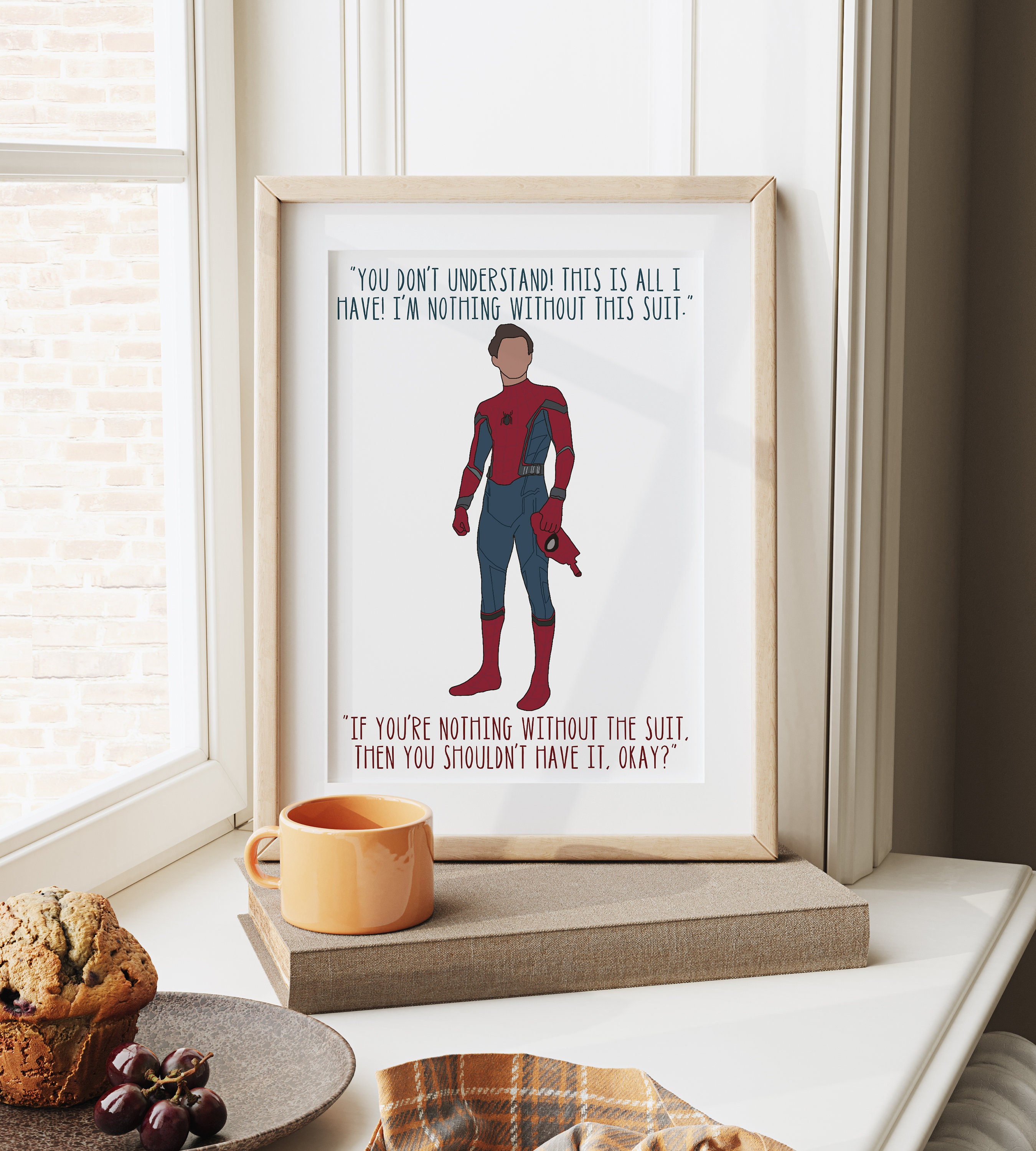Toile Spiderman - La Geekerie  Spiderman canvas, Spider man quotes, Art  prints quotes