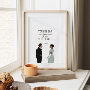 Kate x Anthony "Bridgerton" print, Bridgerton quote print, Anthony Bridgerton, Kate Sharma, Bridgerton print, Gifts for her, Gifts for him