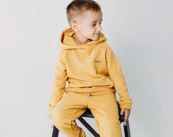 Pullover Hoodie and Sweatpants for Kids, Boys Sweatshirt and jogger, Girls cotton Sweatshirt,Kids cotton truckpants