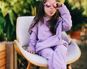 Hoodie and Sweatpants kids set , Girls sweatshirt and joggers, boys girls pullover hoodie, girls oversized hoodie, boys cotton Truckpants