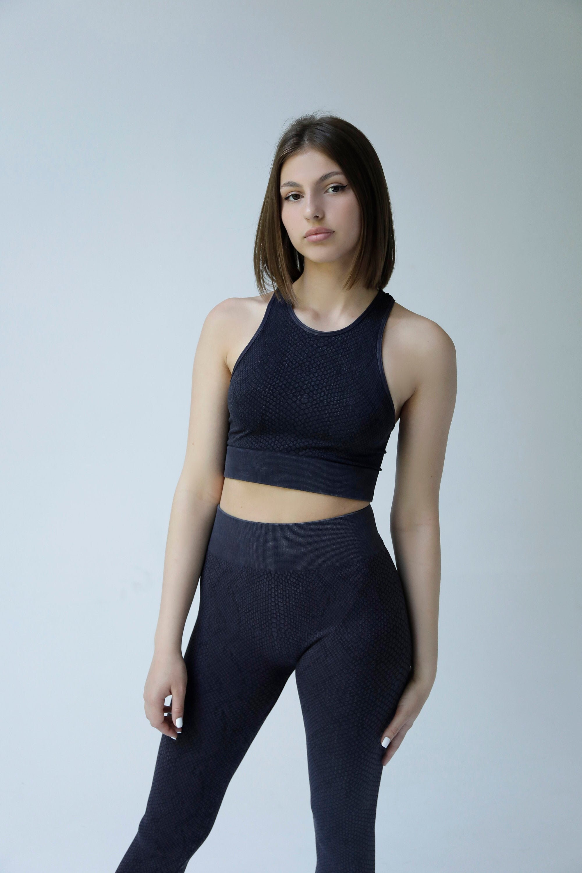 Snake Print Workout Set