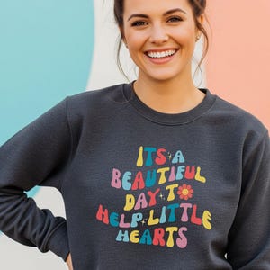 Pediatric Cardiology Sweatshirt | CICU Nurse Gift | Peds ICU Physician | Little Hearts Sweater | Children&#39;s Hospital | Healthcare Worker