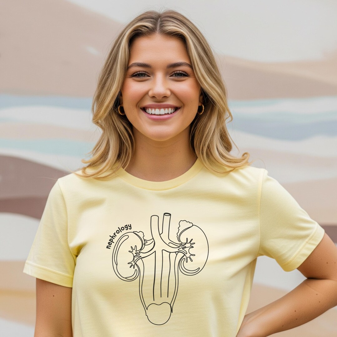 Kidney Anatomy T-shirt | Nephrology, Renal Nurse Gift - Etsy