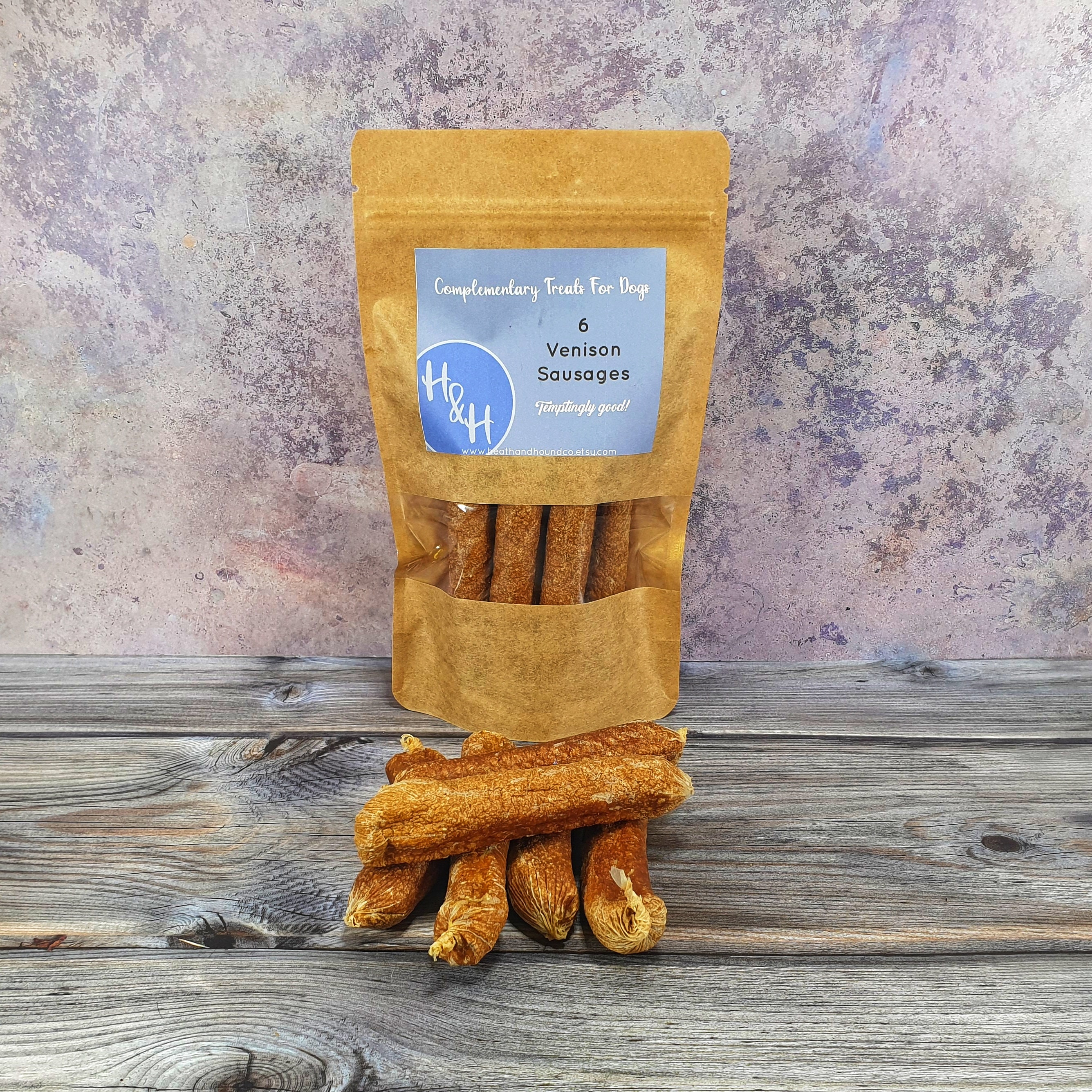 Venison Sausages Dog Treats Food Natural Healthy Pet Etsy UK