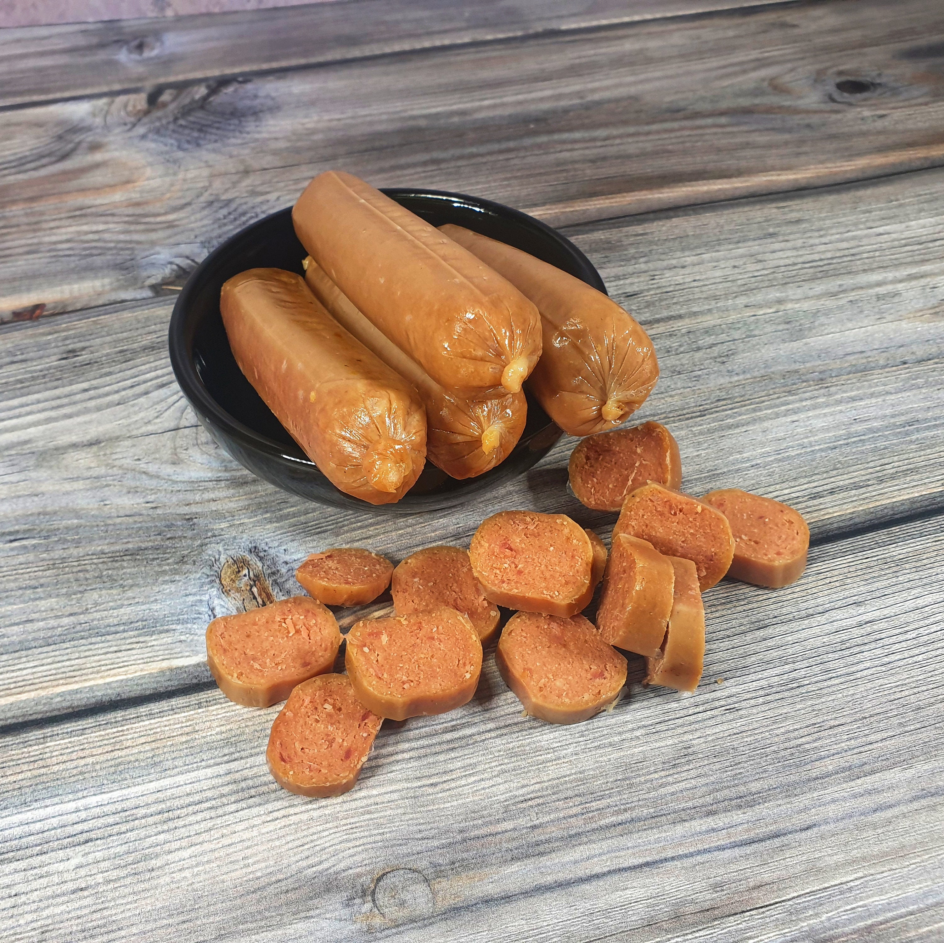 Moist Beef and Garlic Sausages Dog Treats Food Natural Etsy