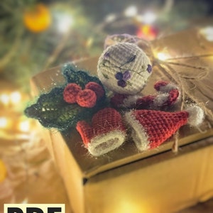 Christmas Ornament easy to follow crochet pattern