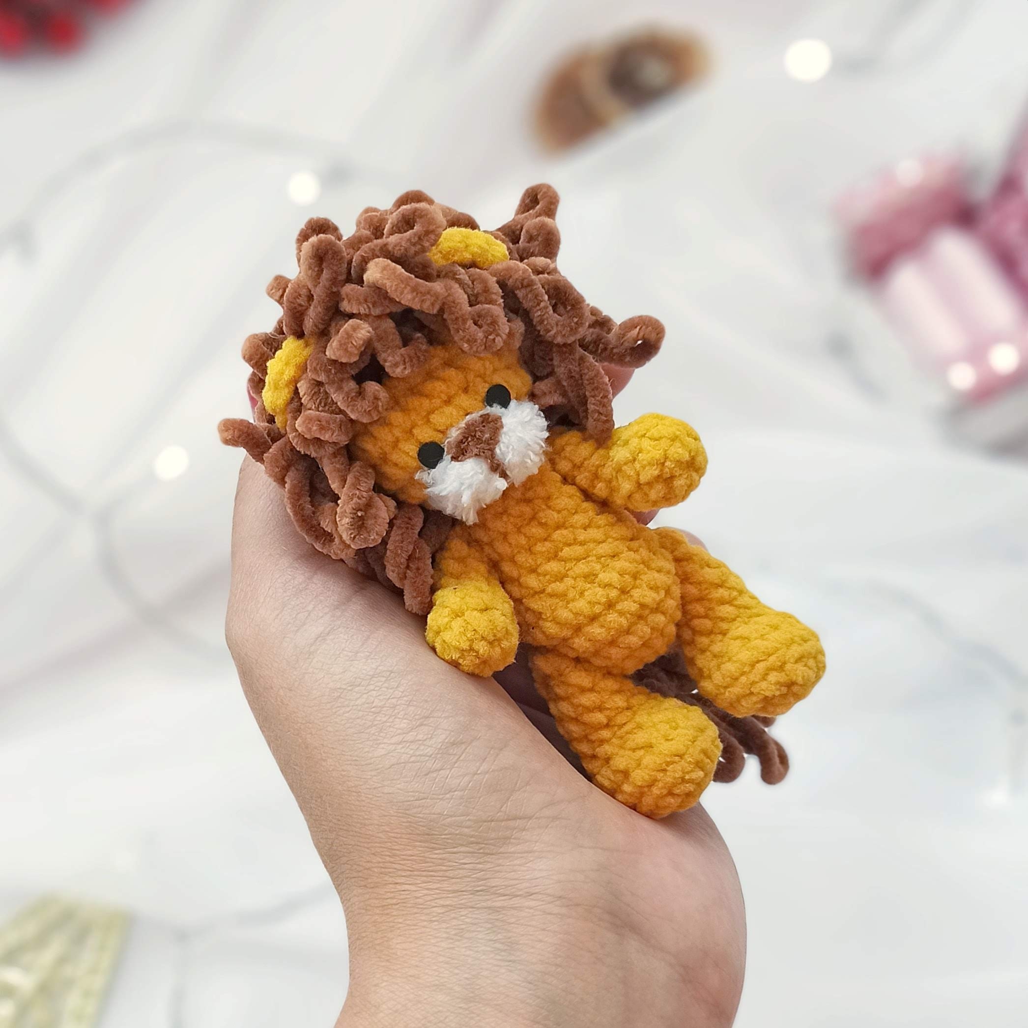 Tiny Lion Crochet Pattern Amigurumi Toy PDF - Etsy