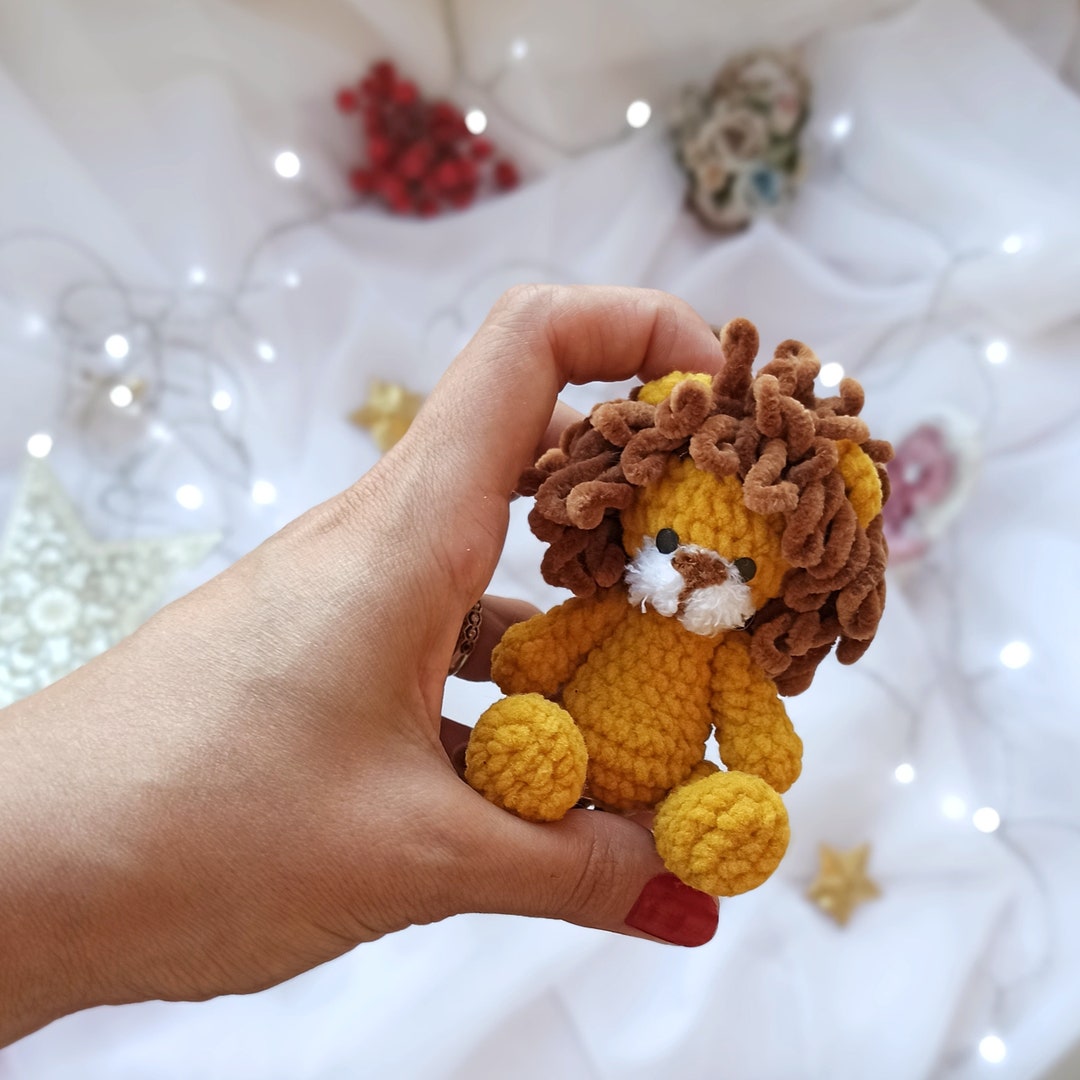 Tiny Lion Crochet Pattern Amigurumi Toy PDF - Etsy