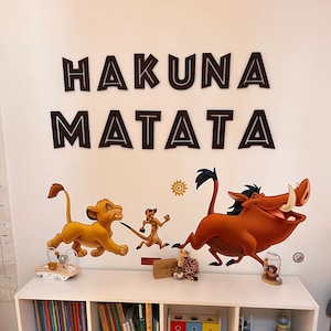 disney hakuna matata lion king nursery decor atmosphera hakuna matata disney wall decor lion king birthday hakuna matata gift baby shower